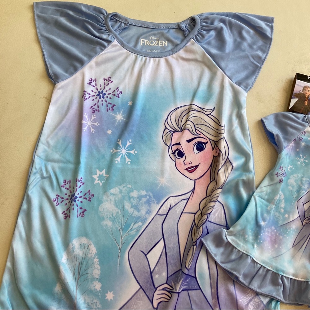 Disney Frozen Elsa Cute matching doll nightgown 5117 - Picture 3 of 6